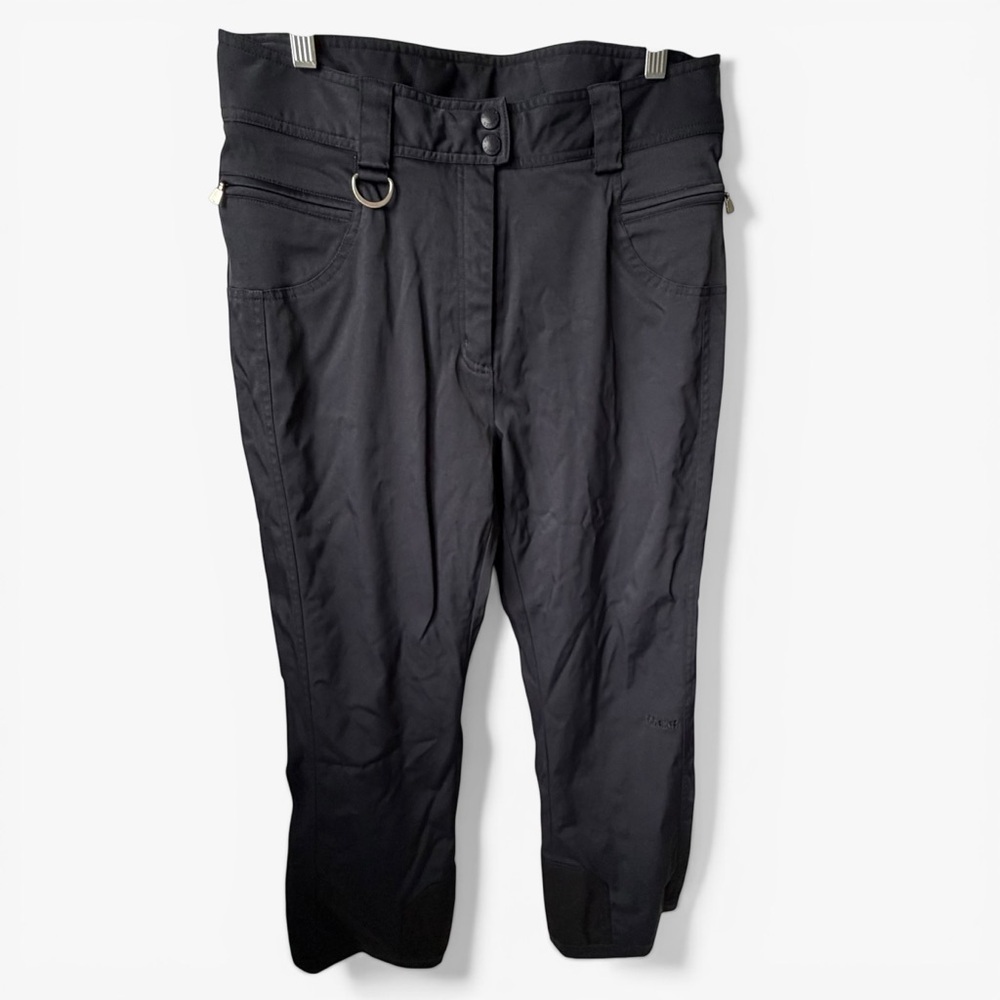 Marker Womens Ski Pants Size 12 Black AquaGuard Stretch Snowboard Snow Pants